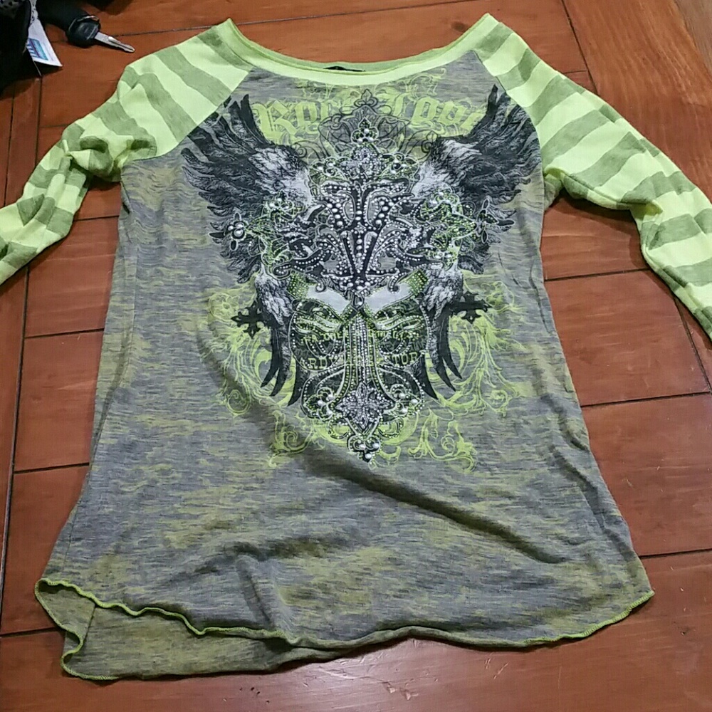 Angels & Diamonds 3/4 sleeve shirt